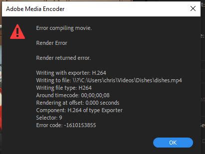 export error premiere pro